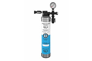 Hoshizaki H9320-51 single water filtration system with 4HC-H cartridge and pressure gauge