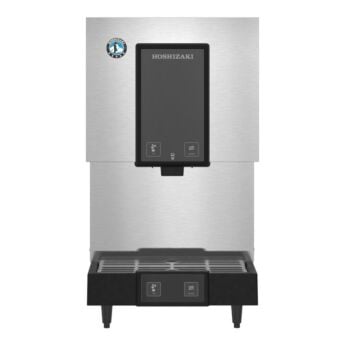 Hoshizaki DCM-271BAK Cubelet Ice Machine and Water Dispenser, Air-cooled, Built-in Storage Bin