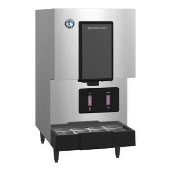 Hoshizaki DCM-271BAH-OS, Cubelet Ice and Water Dispenser, Air-cooled, Hands Free Dispenser, Built in Storage Bin