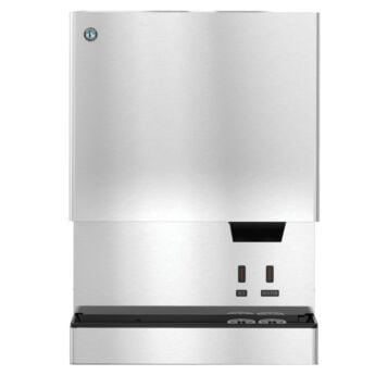 HOSHIZAKI DCM-700BAK-OS, Cubelet Ice Machine and Water Dispenser, Air-cooled, Hands Free, Built-in Storage Bin