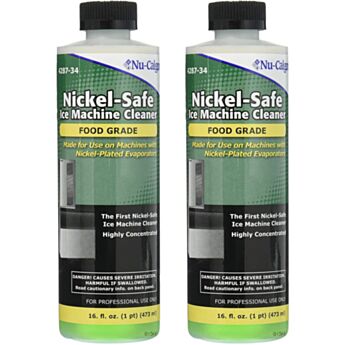 Nu-Calgon 4287-34 16 oz. Nickel-Safe Food-Grade Ice Machine Cleaner-2 Pack