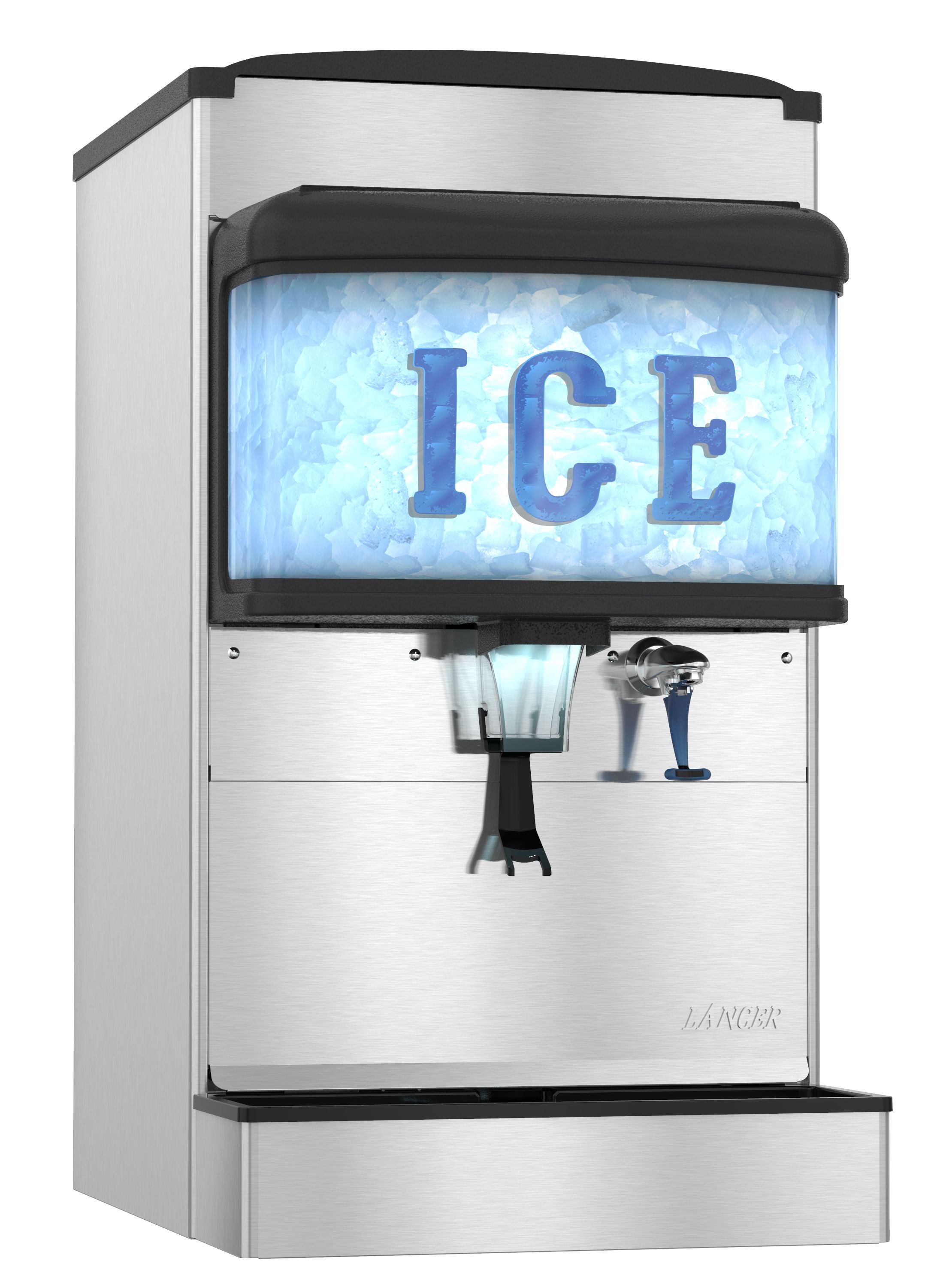 Hoshizaki Dm 4420n Cubelet Ice Maker 22 Wide Counter Top Ice And Water Dispenser Hoshizakiicemaker Com